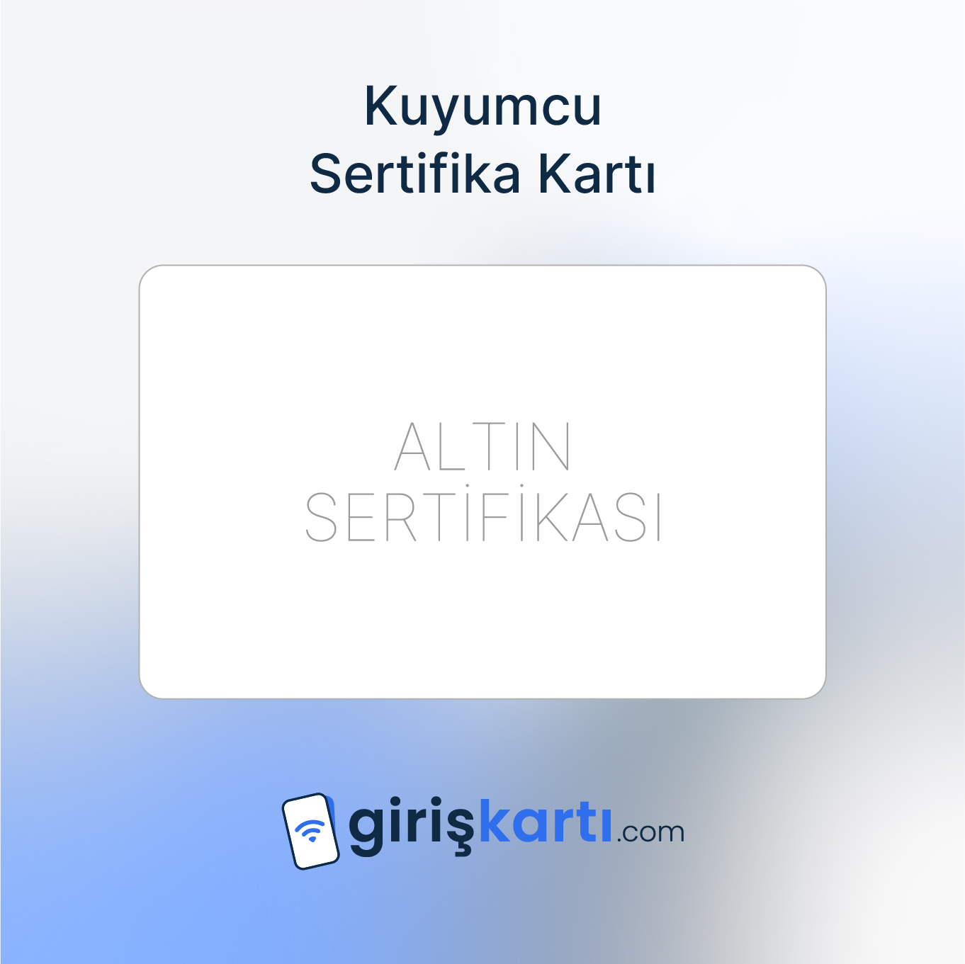 Kuyumcu Sertifika Kartı